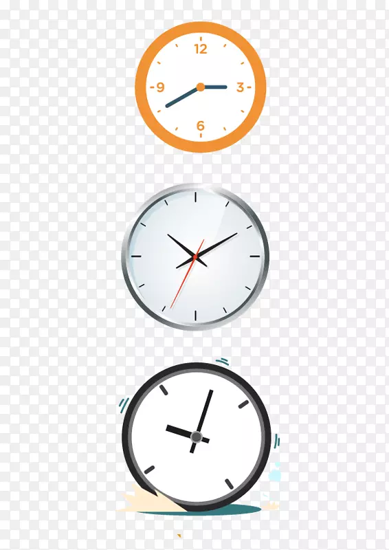 时钟平面设计-表时钟平板收集