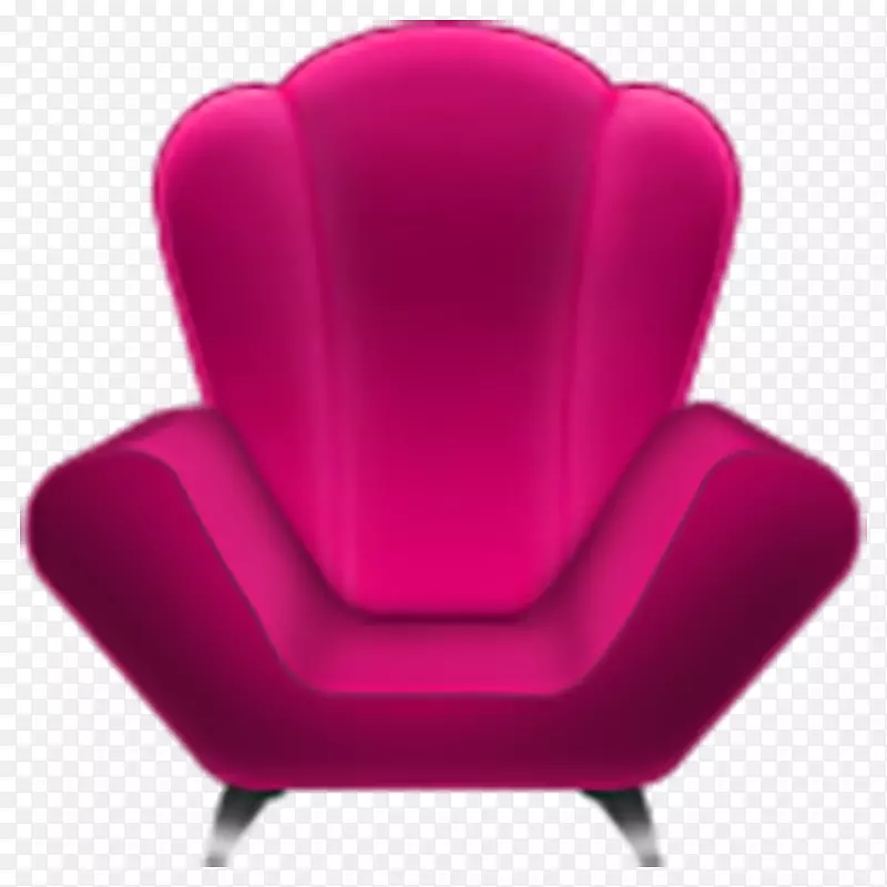 椅子图标-红色椅子
