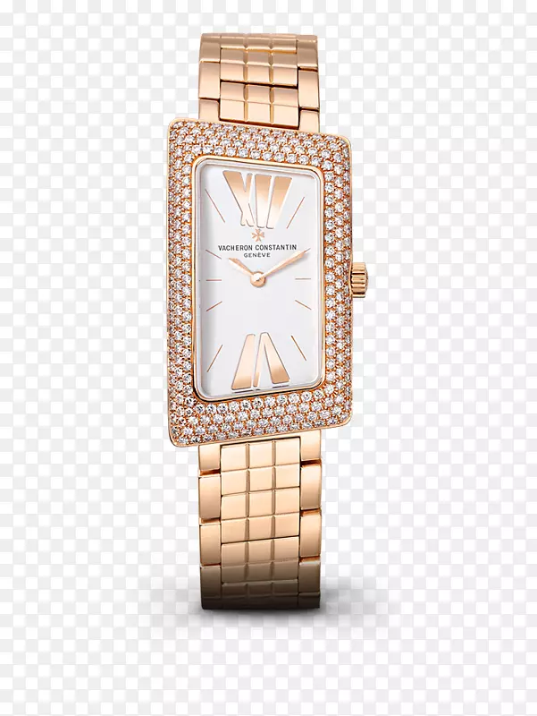 VachronConstantin假手表钻石彩色黄金-Ms。金副翼康斯坦丁手表，手表