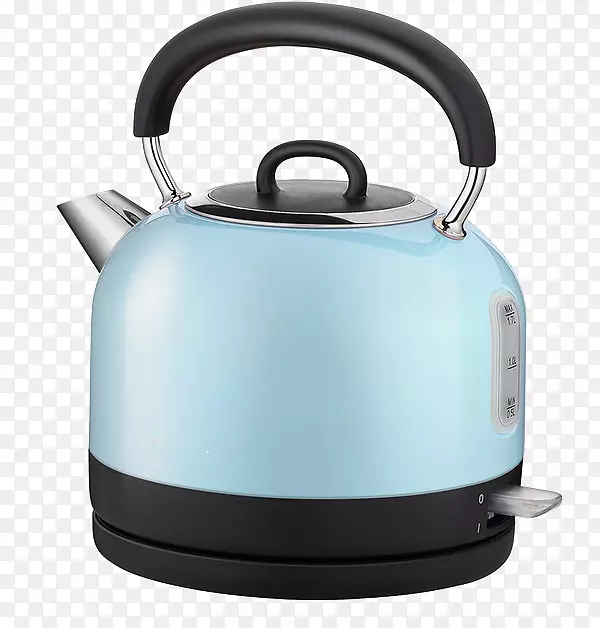 电水壶电加热电热水锅炉浅蓝多用途水壶