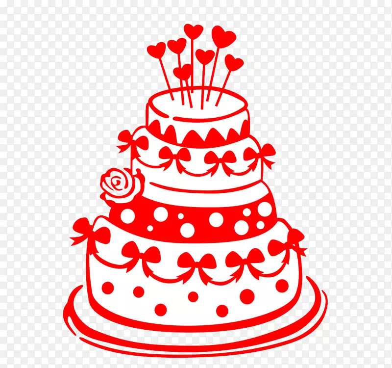 生日蛋糕层蛋糕烘焙牛奶-卡通生日