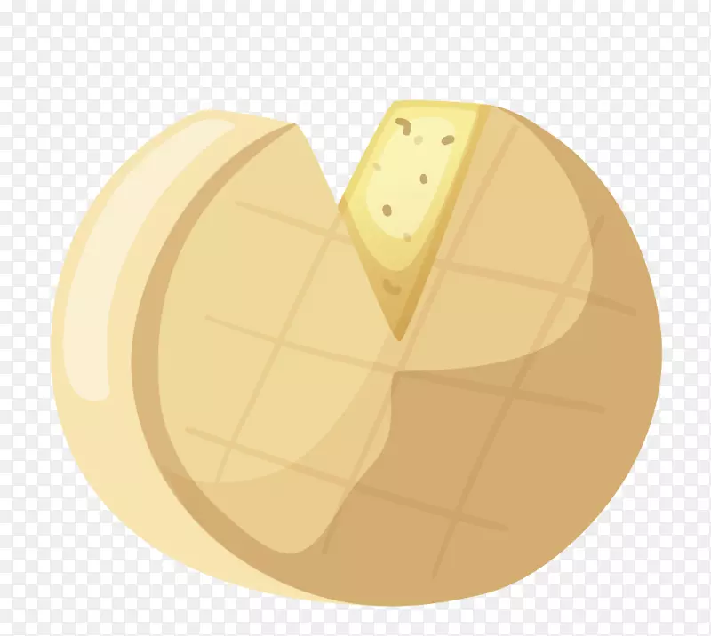 圆角黄色商品面包