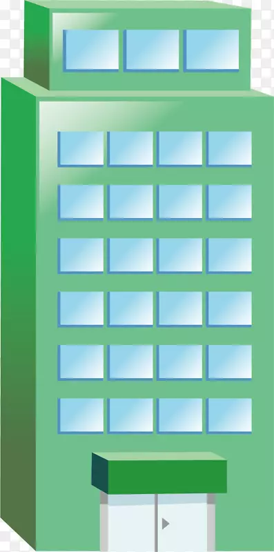 住宅卡通-绿色建筑