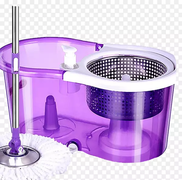 拖把桶紫色拖把桶