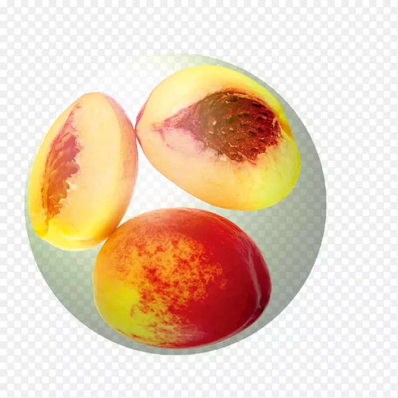 桃花-图形材料桃子