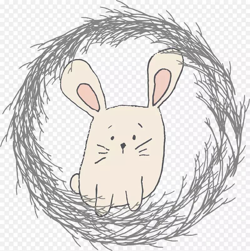 兔子插图-可爱的老鼠