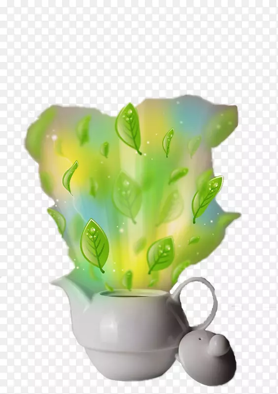 花盆-创意绿茶