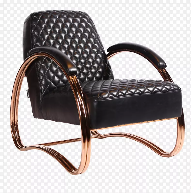 椅子棕色黑色意大利Veron黑色皮革沙发