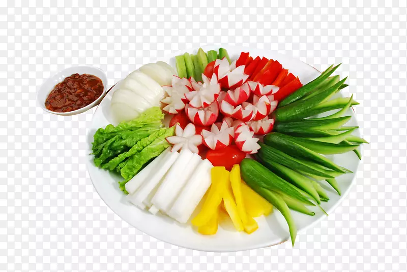 饮食食品蔬菜沙拉吃蔬菜沙拉