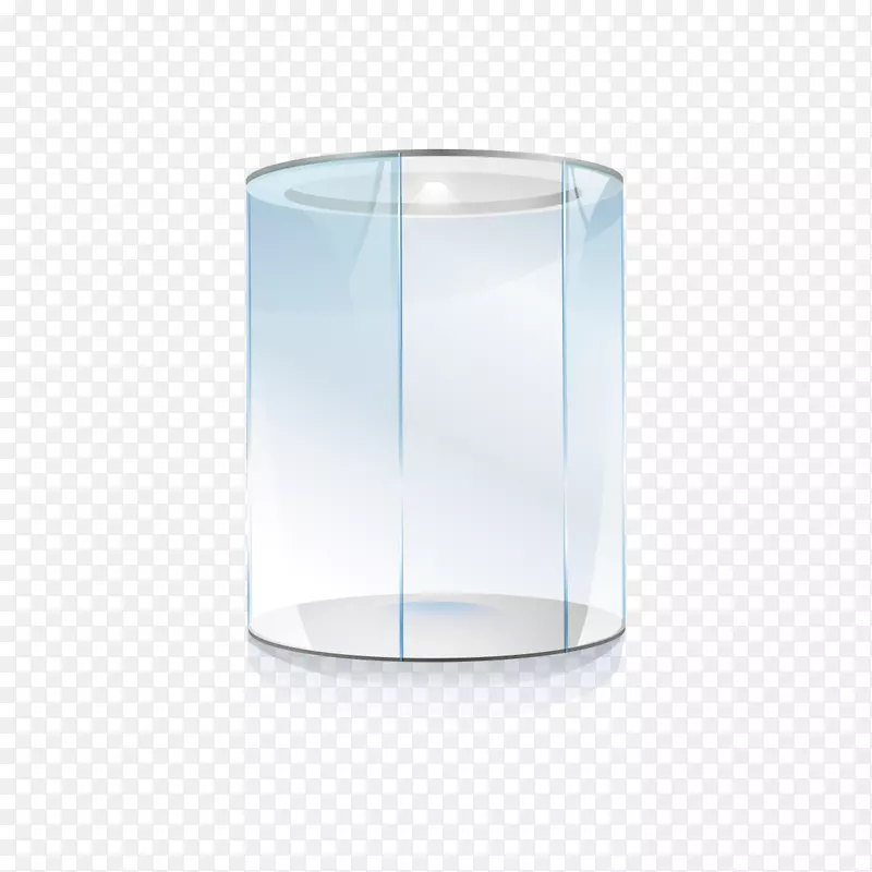 透明半透明圆筒玻璃透明模型