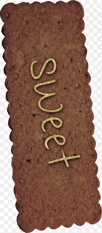 华夫饼干巧克力饼干棕色甜饼干