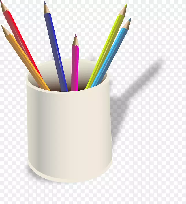 彩色铅笔-手绘彩色铅笔图案