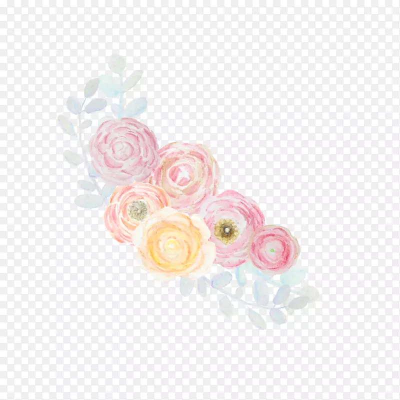 花瓣纺织蔷薇科花卉图案-玫瑰