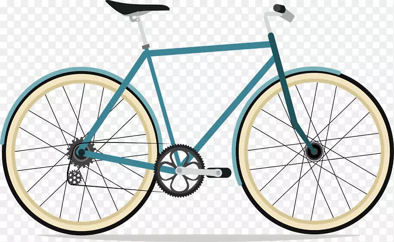 蒂-罗利自行车公司自行车公路自行车-蓝色男子自行车