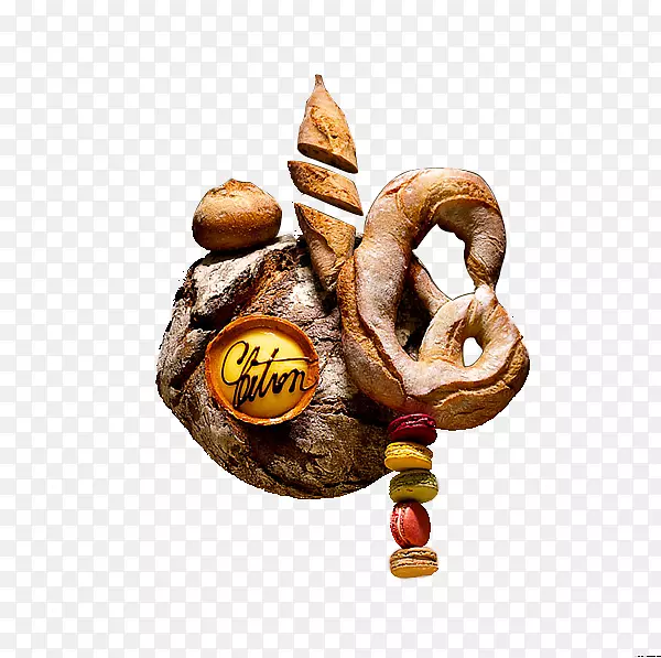 食品摄影师图形设计-面包