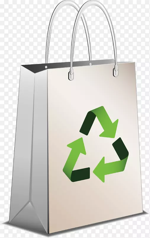 购物袋网页设计图标-绿色圆三角购物袋