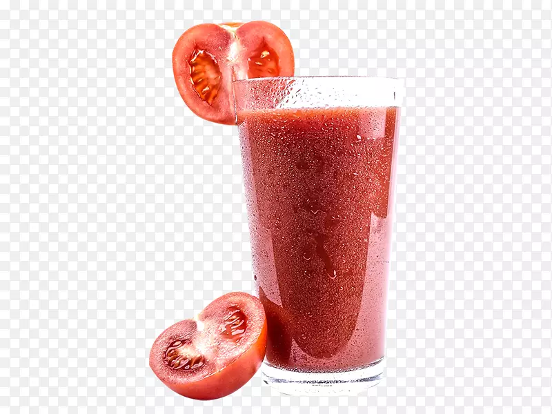 番茄汁冰沙橙汁鸡尾酒-美味的番茄汁