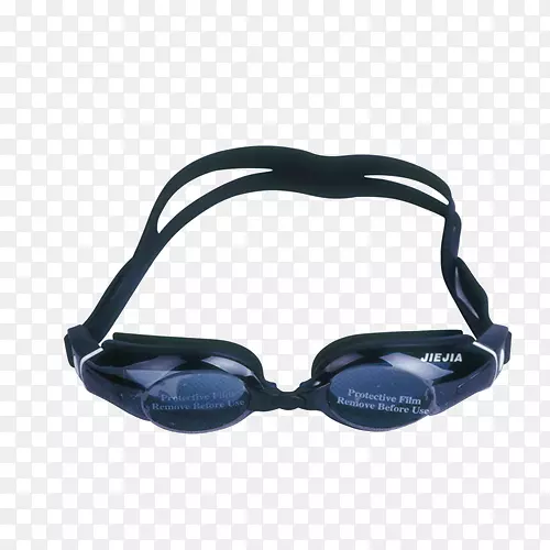 护目镜眼镜浅水游泳深蓝色游泳眼镜图片