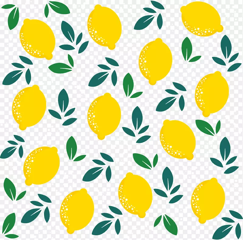 柠檬黄-柠檬背景