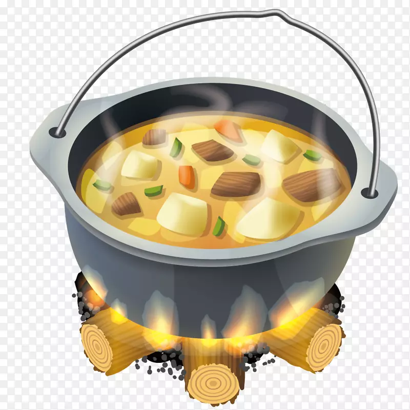 布伦斯威克炖汤夹艺术.食物烹饪载体