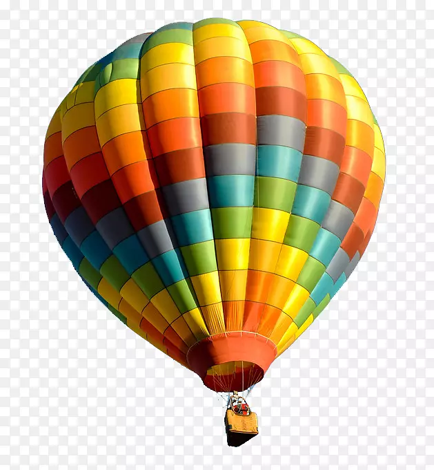 飞行热气球节日贺卡-氦气气球
