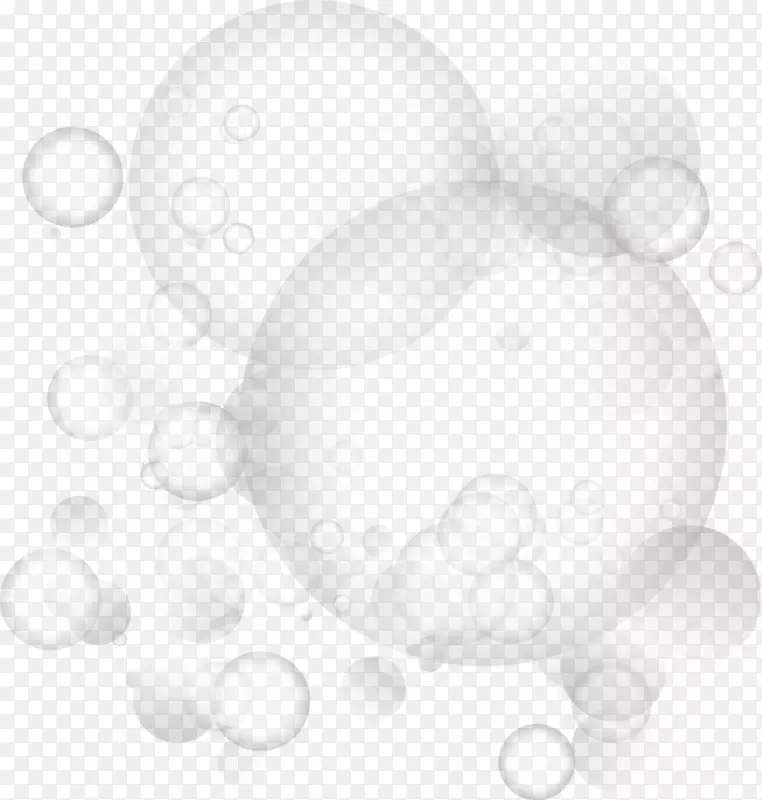 白色圆角图案-灰色闪闪发光的气泡