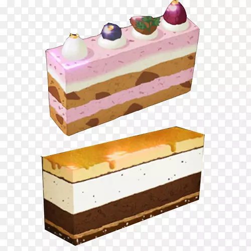 生日蛋糕馅饼奶油面包黄油手绘材料图片