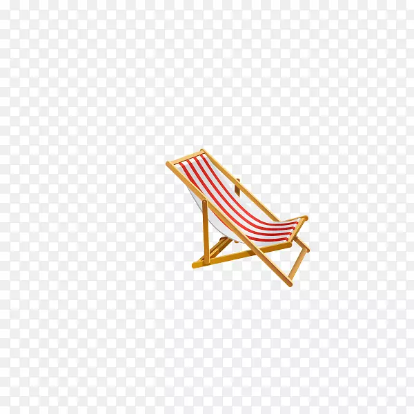 沙滩伞夹艺术甲板椅