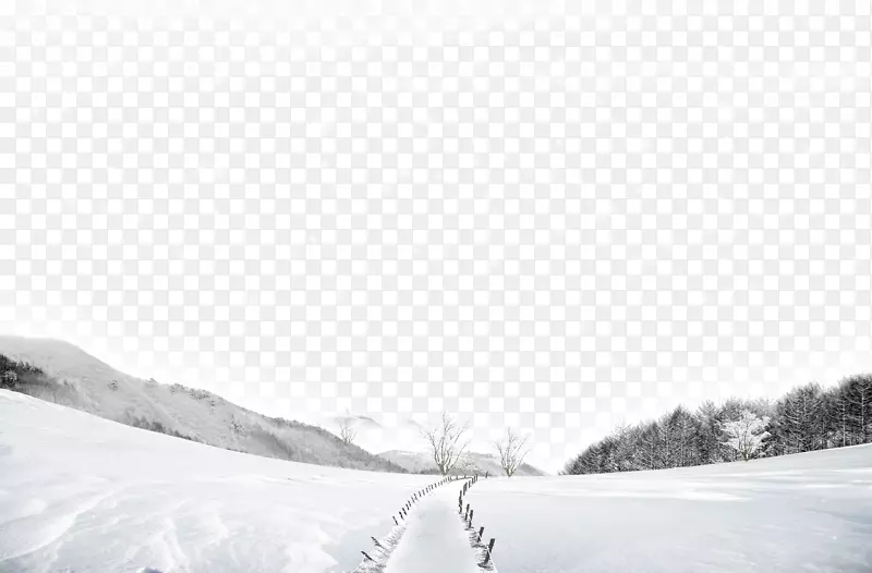 雪冬谷歌图片-空雪