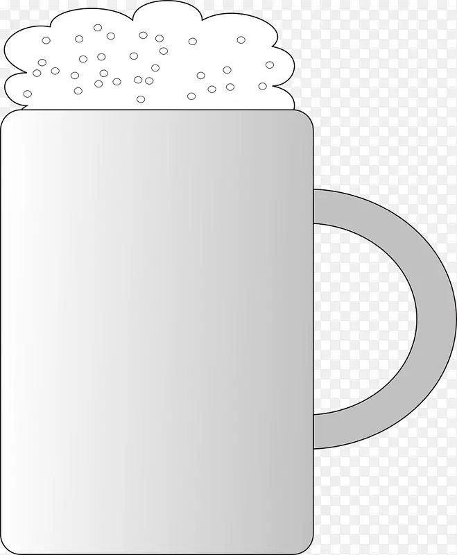 啤酒白杯剪贴画-白杯