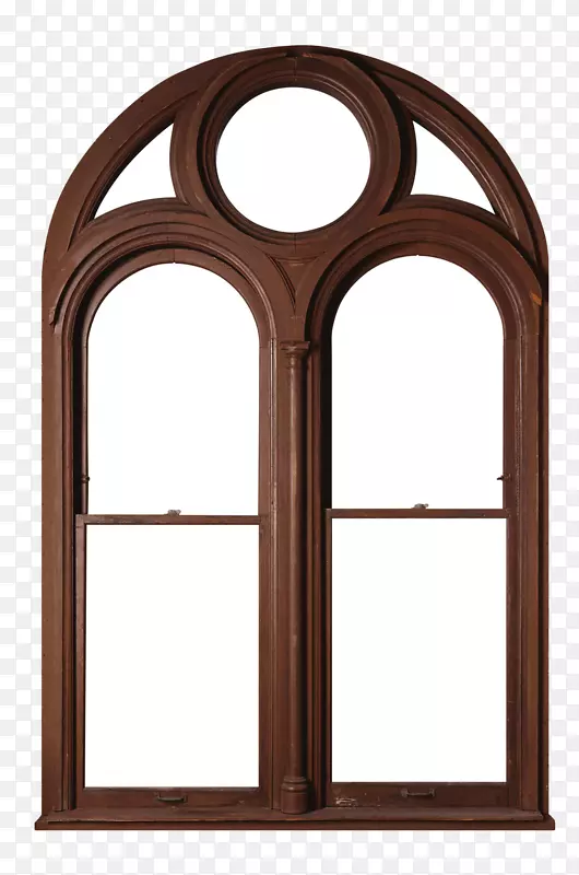 窗框门窗隔热玻璃欧式木制拱形窗材料