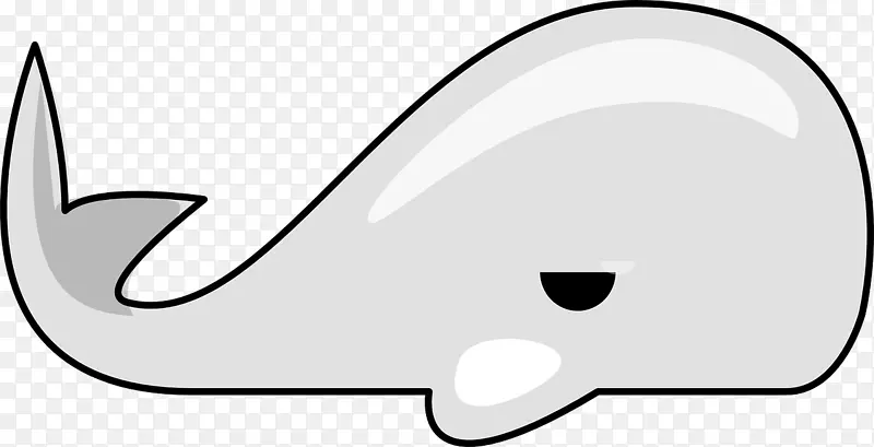 白色剪贴画-白鲸