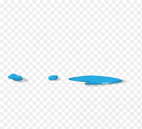 绿松石角图案-蓝色水滴