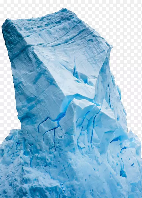 南极洲蓝色冰山冰川-蓝色冰山