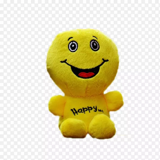 印度语WhatsApp态度微笑爱-小笑脸毛绒玩具