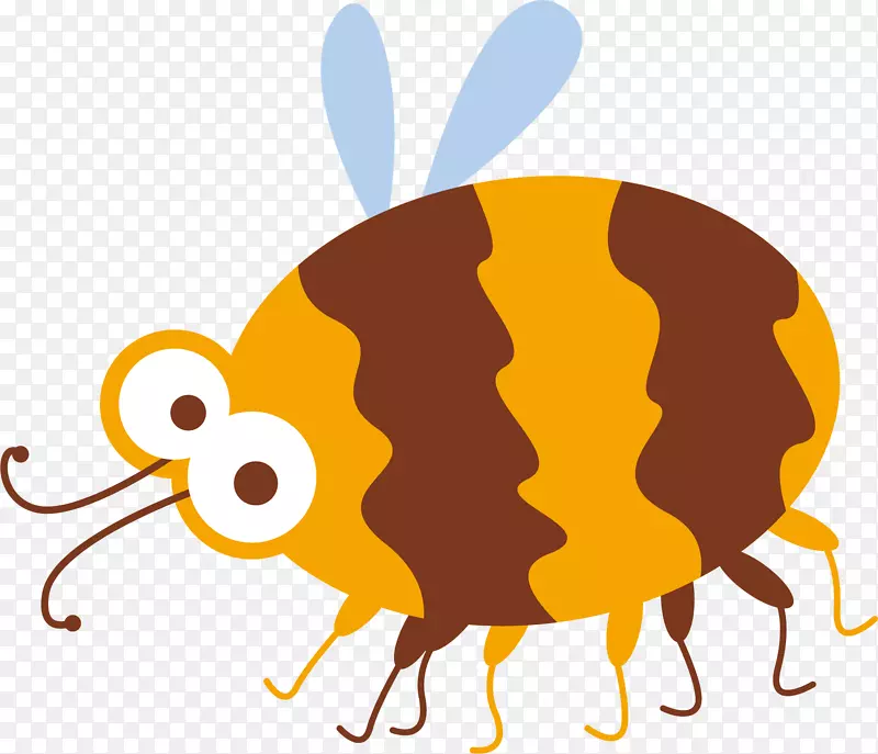 蜜蜂昆虫画卡通.卡通蜜蜂材料