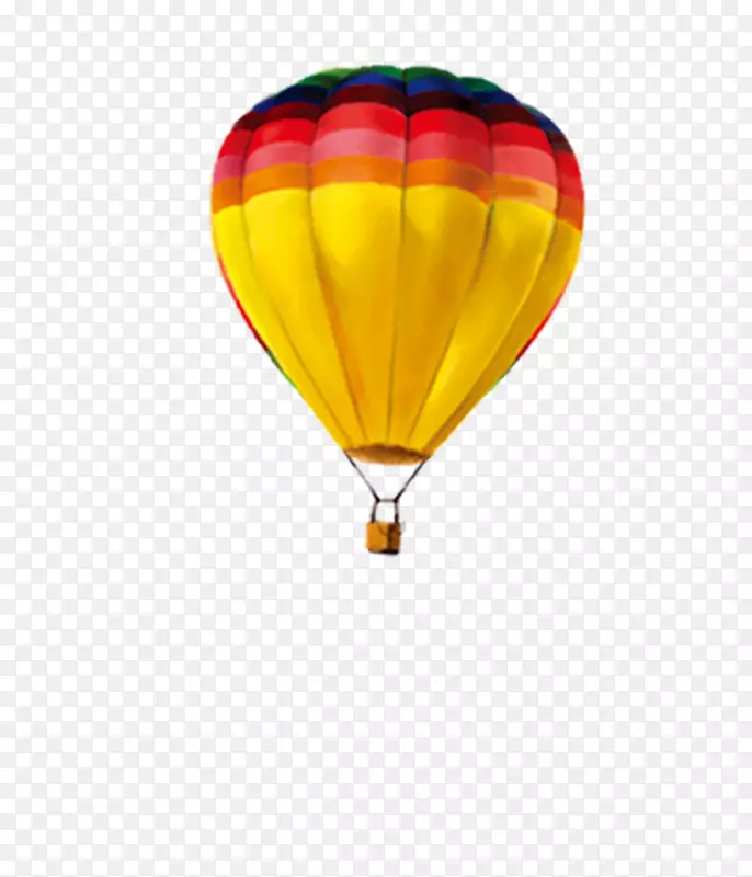 夏季热气球-彩色热气球