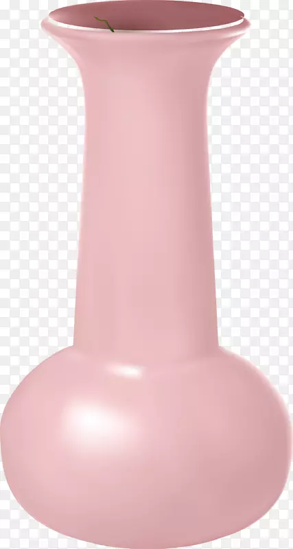 陶瓷花瓶-粉红简洁花瓶