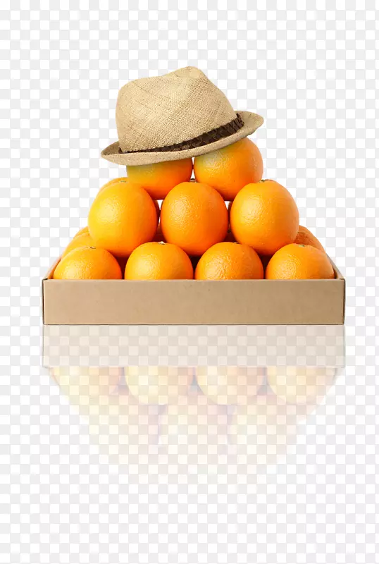 纸制柑橘橙盒橙
