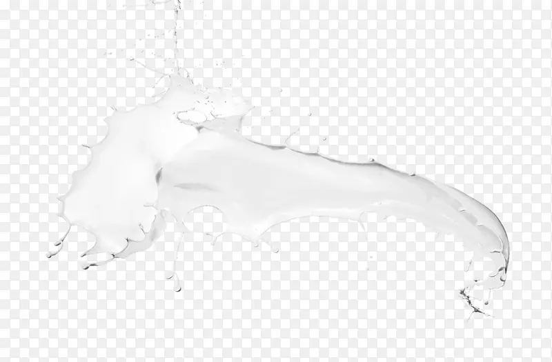 白色管道夹具图案-牛奶