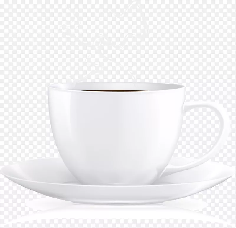 卡布奇诺白咖啡杯瓷白鲜咖啡杯