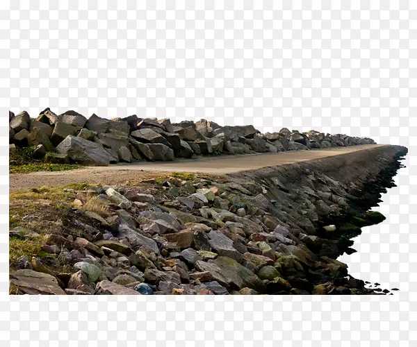 岩画艺术摄影剪贴画河川石路设计