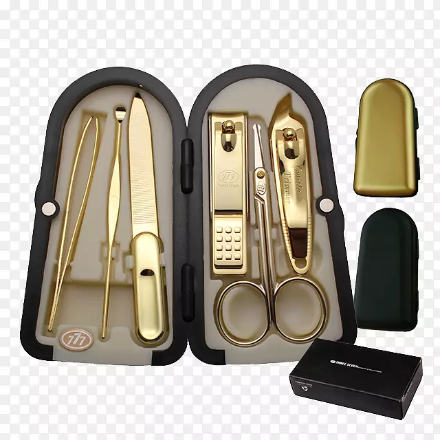 指甲剪钉艺术剪刀工具-带钉工具的礼品盒