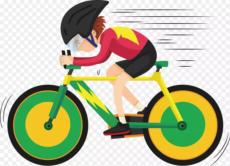 体育器材摄影插画-青少年单车训练机构报名人数