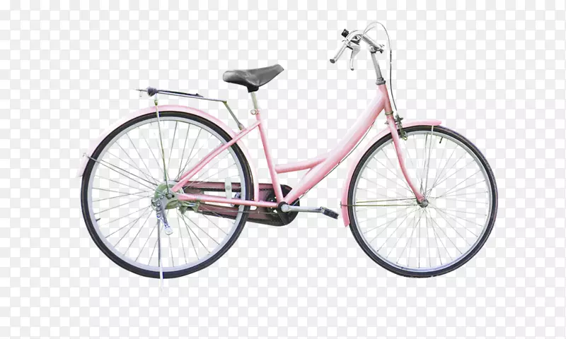 自行车-粉红色自行车