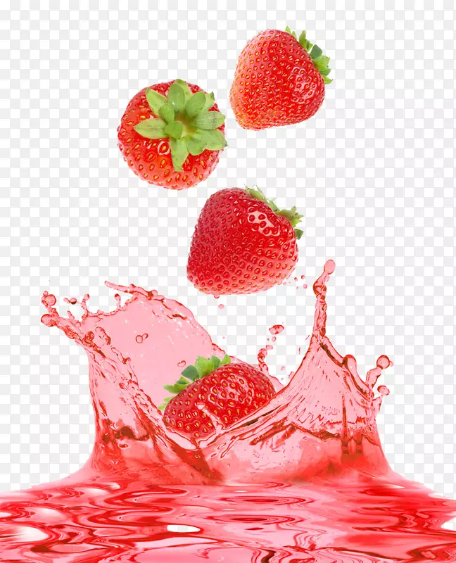 草莓汁芝士蛋糕水果美味草莓汁