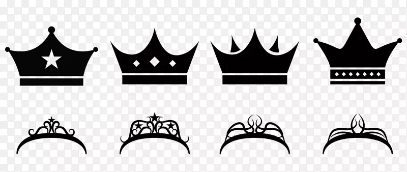 伊丽莎白女王的徽标王冠女王母黑王冠