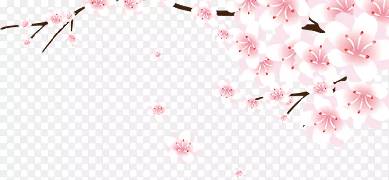 樱花下载-中式鲜桃花亮桃红装饰品