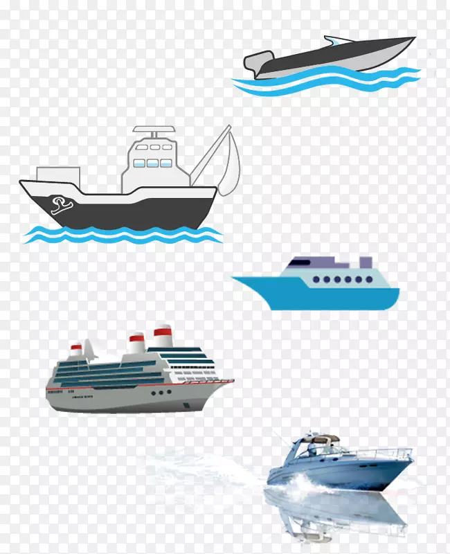 船舶绘图计算机文件-卡通船