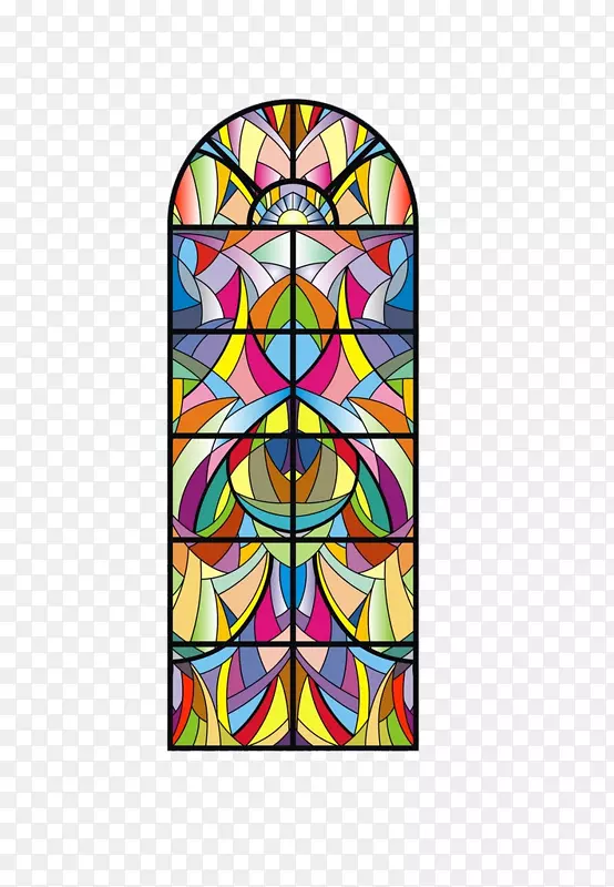 彩色玻璃下载-教堂玻璃